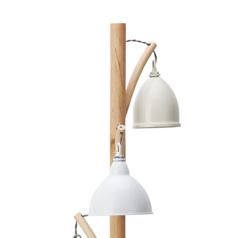 Blyton 3 Light Floor Lamp complete with Painted Shade