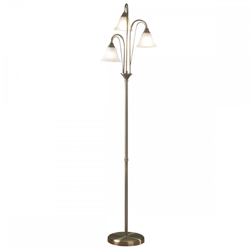 Boston Floor Lamp Antique complete with Glass