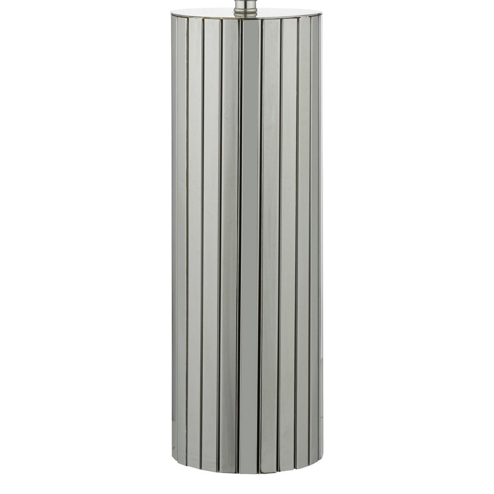 Cassandra Table Lamp Polished Chrome complete with Shade