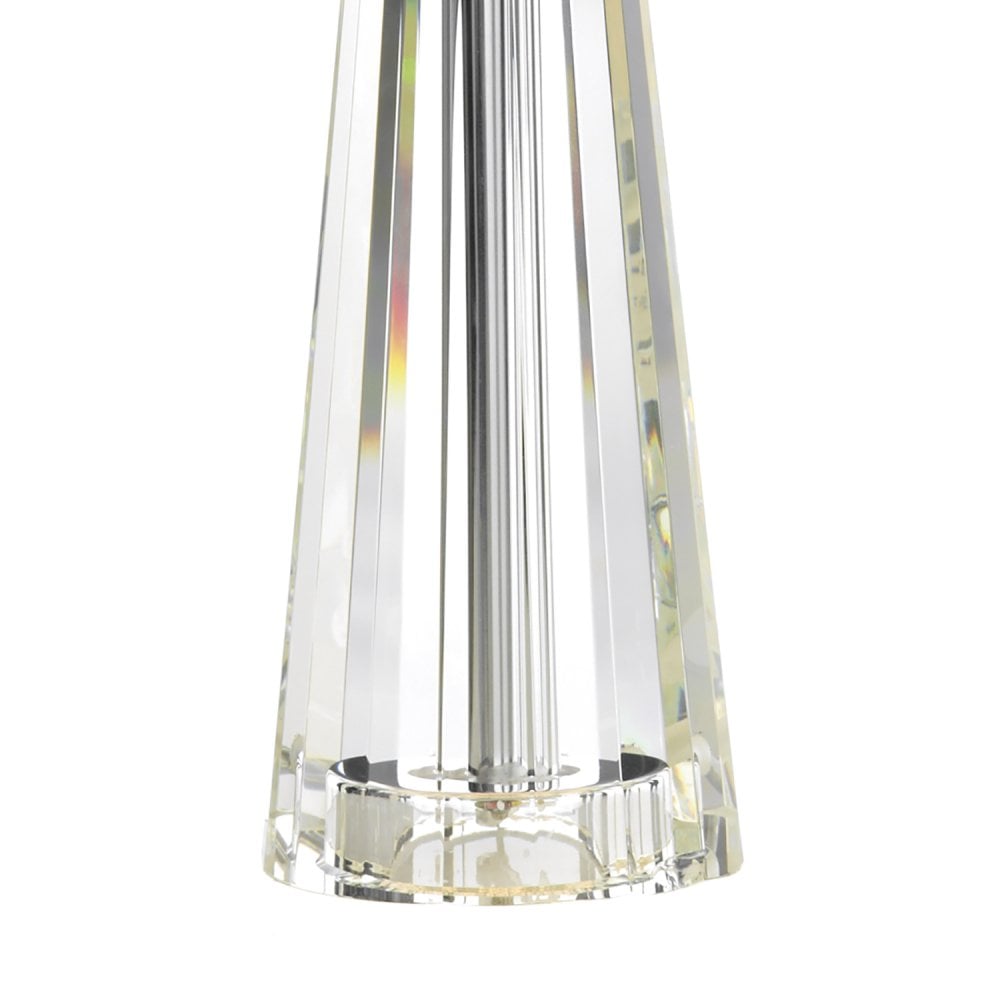 Cyprus Table Lamp Tapered Crystal complete with CYP1233 Shade