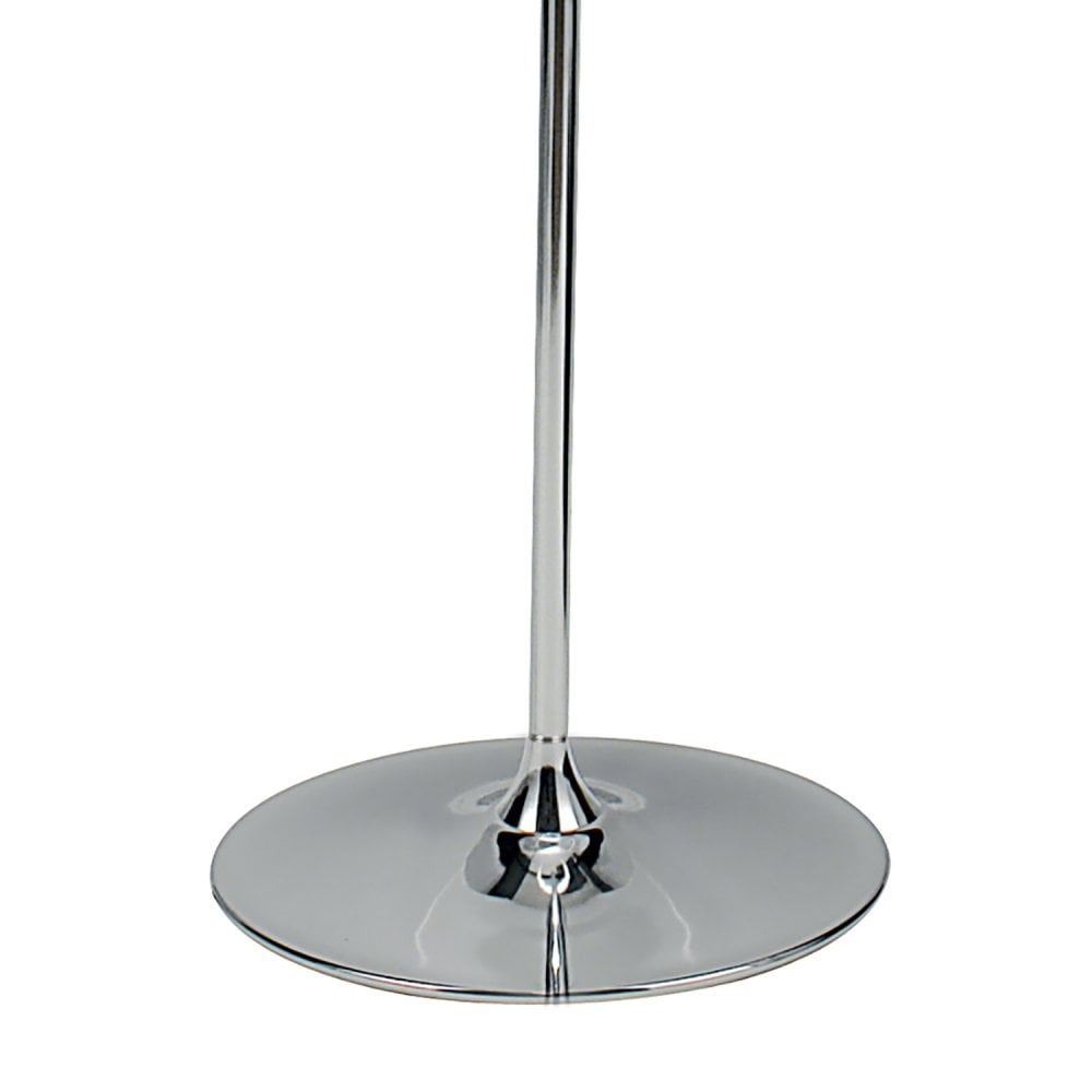 Delta Floor Lamp Polished Chrome complete with Shade