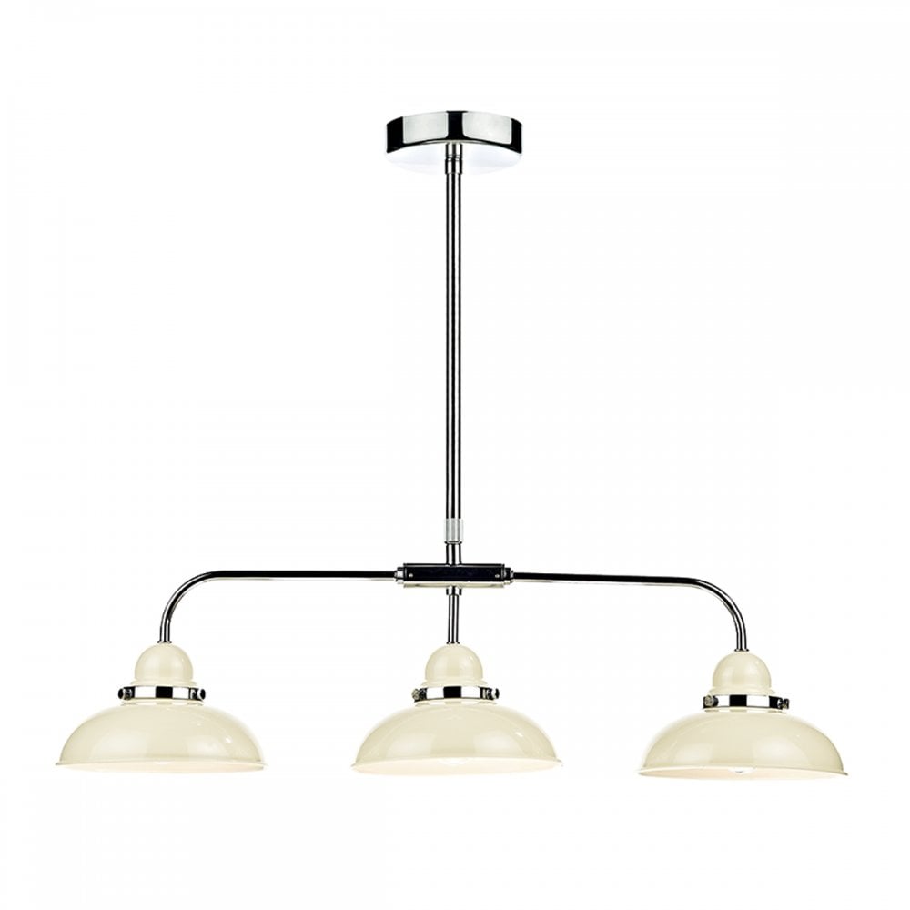 Dynamo 3 Light Bar Pendant Cream