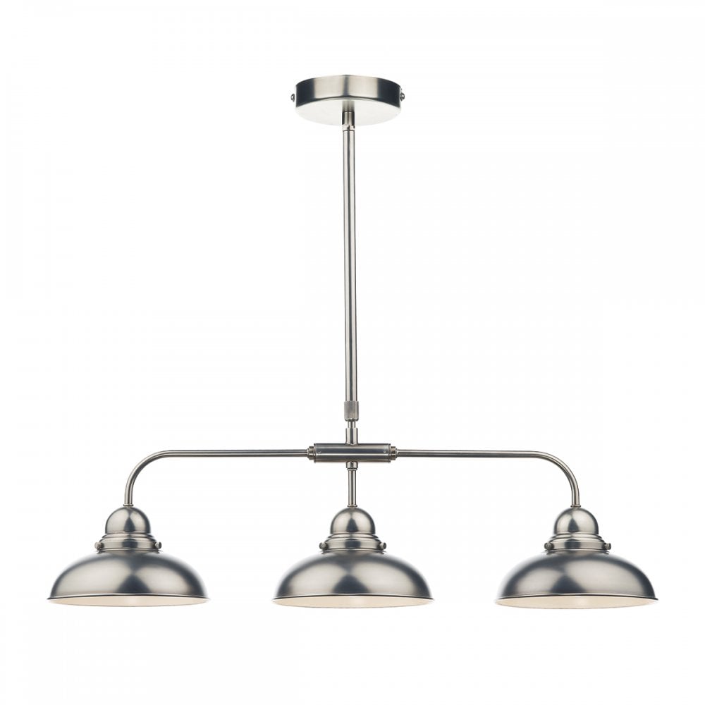 Dynamo 3 Light Bar Pendant Antique Chrome