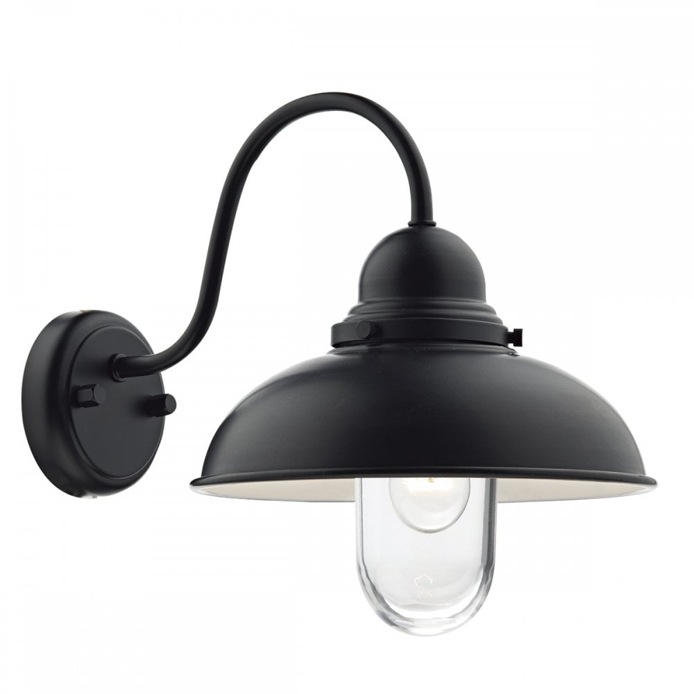 Dynamo 1 Light Wall Bracket Matt Black IP44