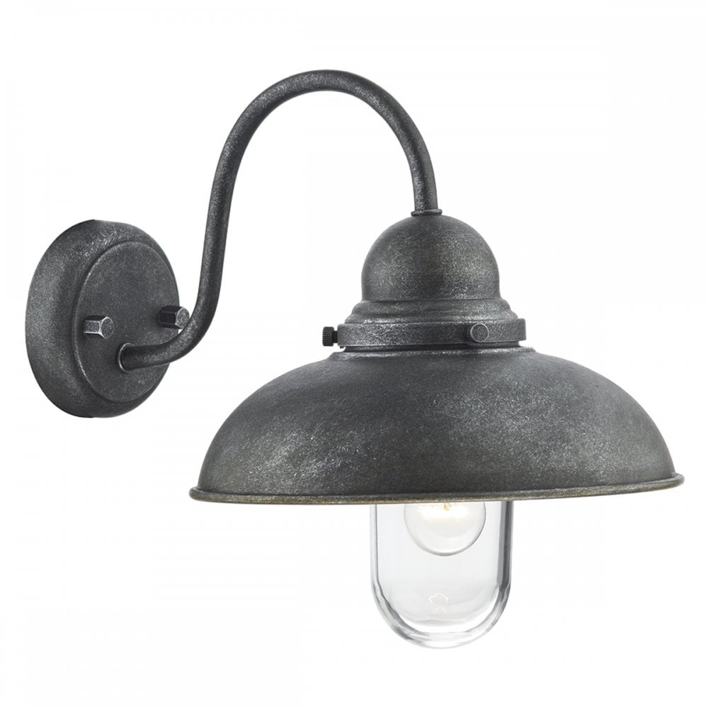 Dynamo 1 Light Wall Bracket Aged Iron IP44