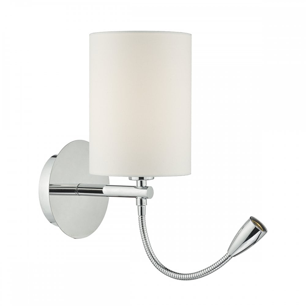 Feta Wall Light LED Polished Chrome Base Only