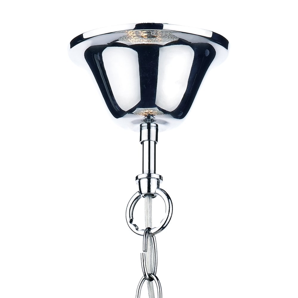 Fiesta 8 Light Pendant Polished Chrome (50cm)