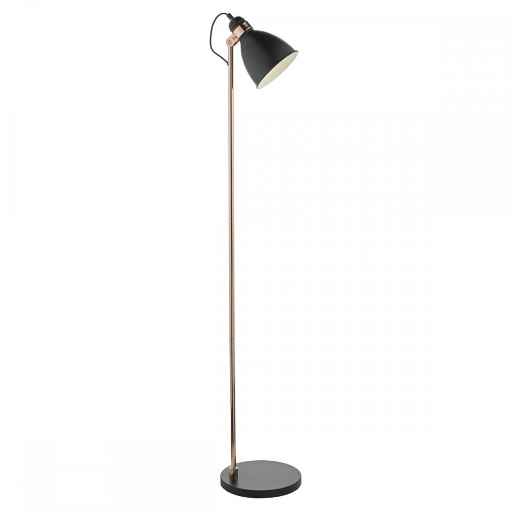 Frederick Floor Lamp Black & Copper