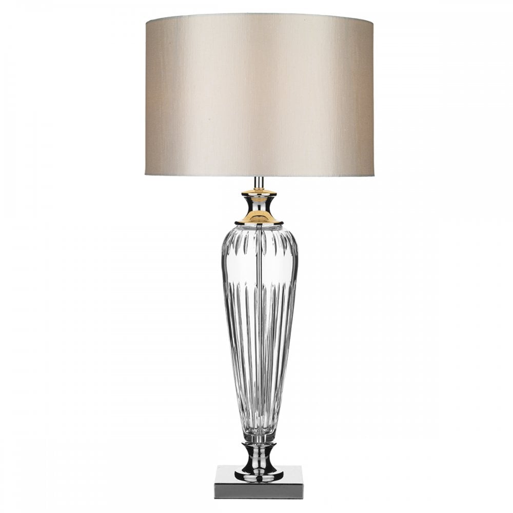 Hinton Table Lamp Crystal complete with Shade