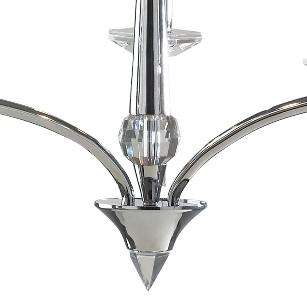 Hyperion 3 Light Dual Mount Pendant Polished Chrome