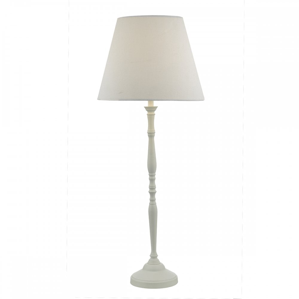 Joanna Table Lamp White complete with Shade