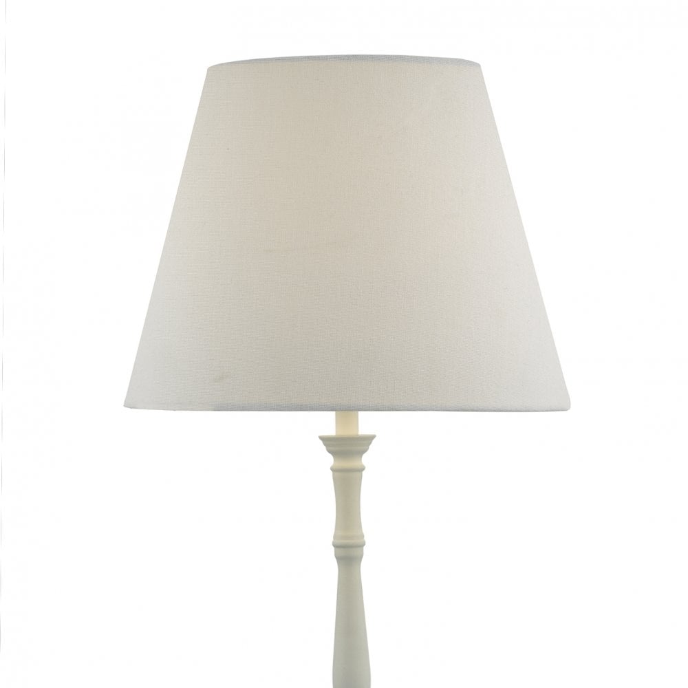 Joanna Table Lamp White complete with Shade