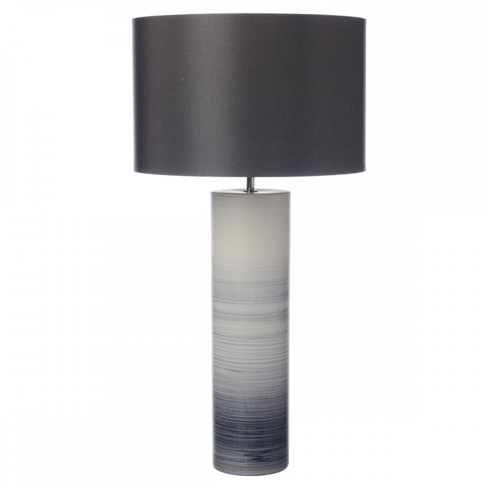 Nazare Table Lamp Black/White Ceramic Base Only