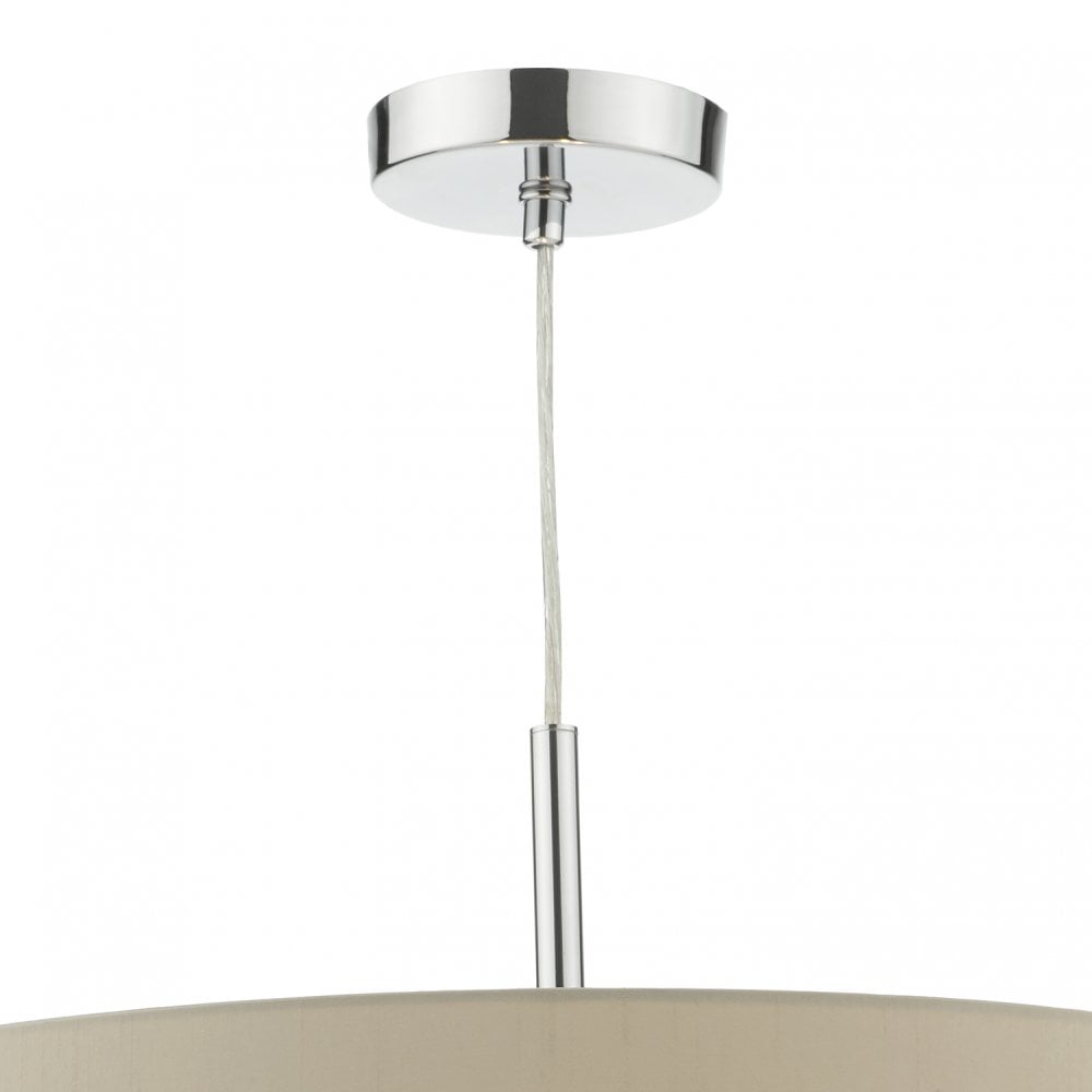 Ronda 60cm 3 Light Pendant Ecru c/w diffuser