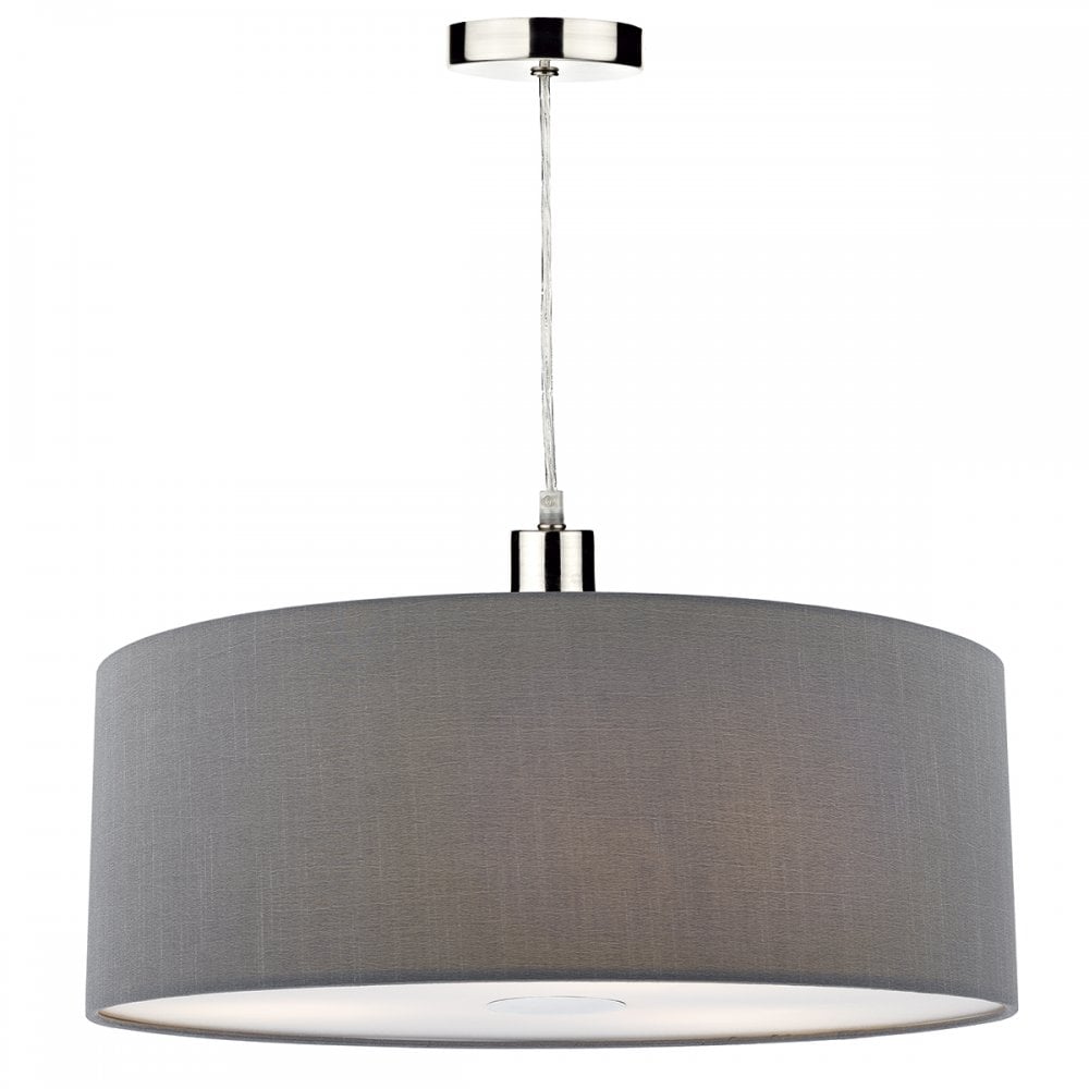 Ronda 60cm Easy Fit Pendant Slate Grey