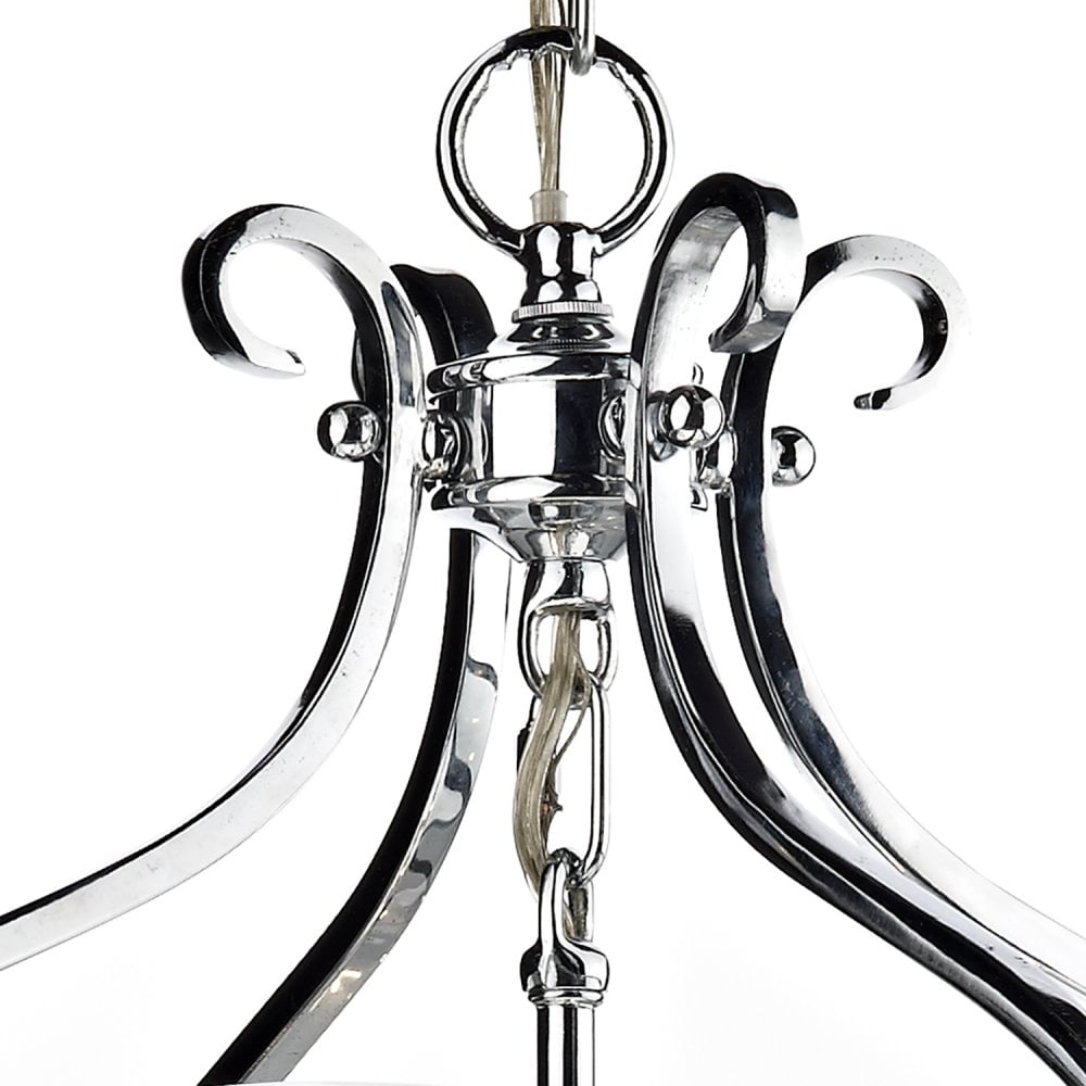 Senator 6 Light Pendant Polished Chrome