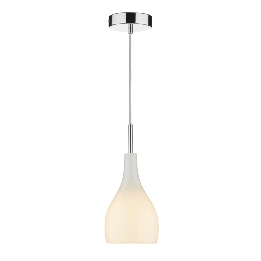 Soho 1 Light Pendant White