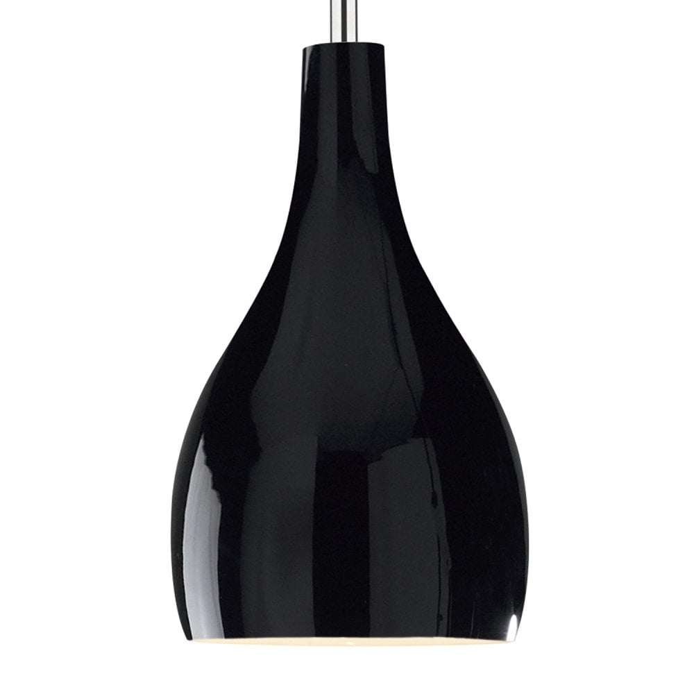 Soho 1 Light Pendant Black