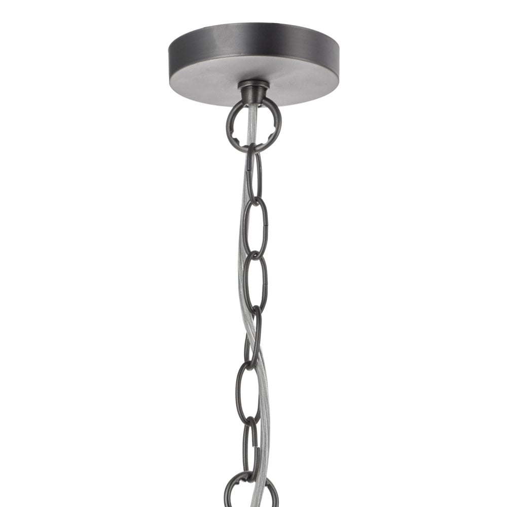 Tack 1 Light Glass Pendant Industrial Nickel