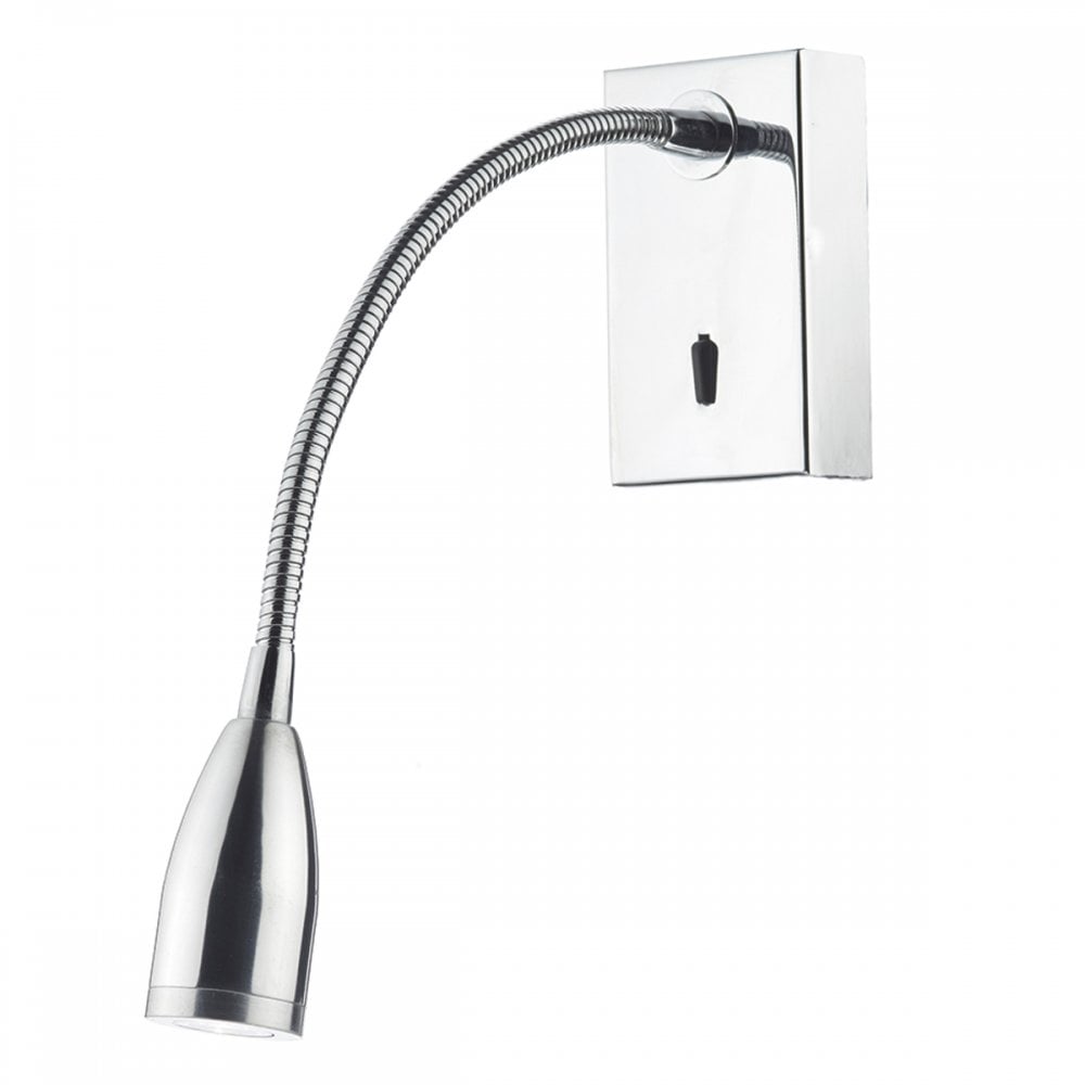 Tadley Wall Bracket Gooseneck LED Polished Chrome