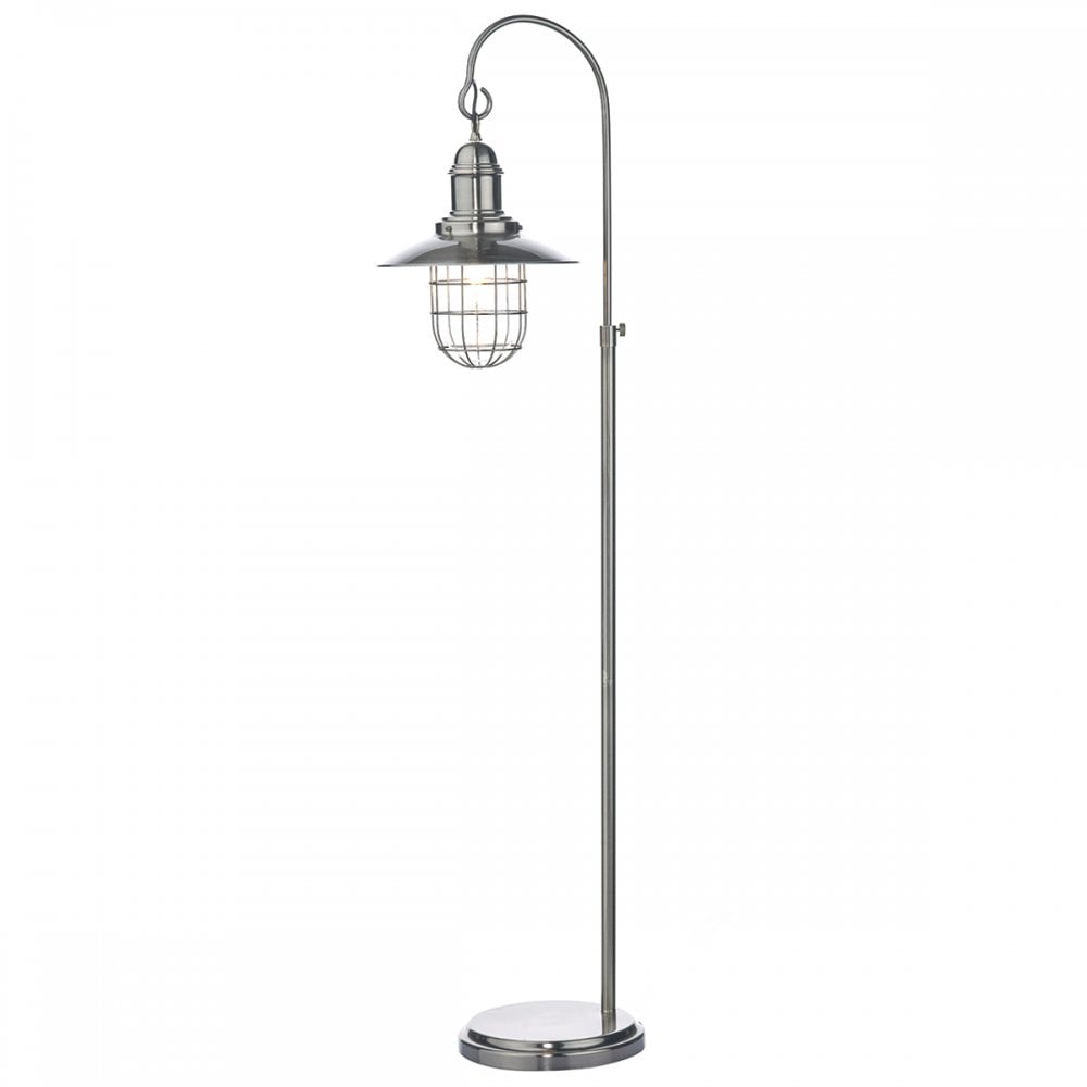 Terrace Floor Lamp Antique Chrome