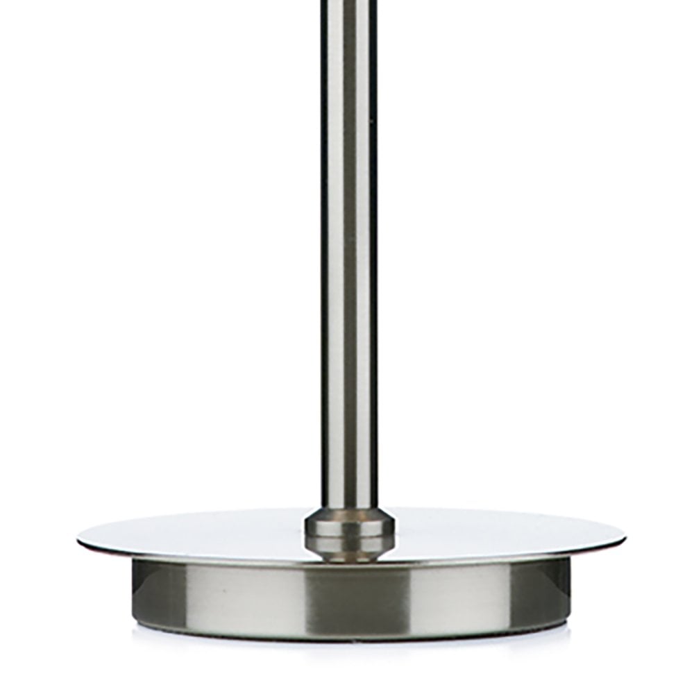 Tuscan Table Lamp Base Only Satin Chrome