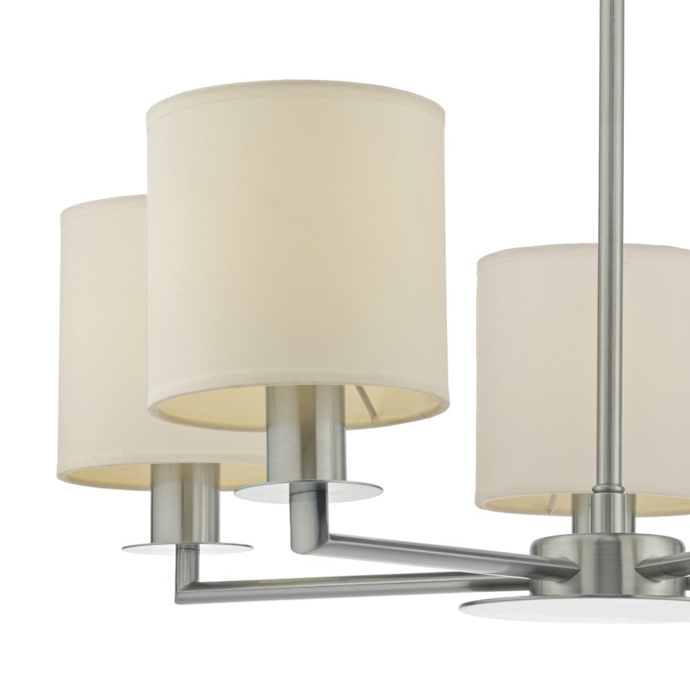 Tyler 5 Light Pendant Satin Nickel