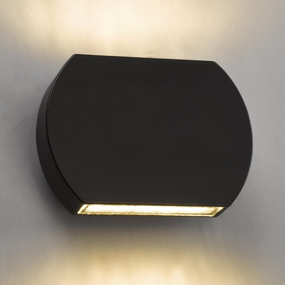 Vulcan Wall Light Gun Metal Grey IP44 LED