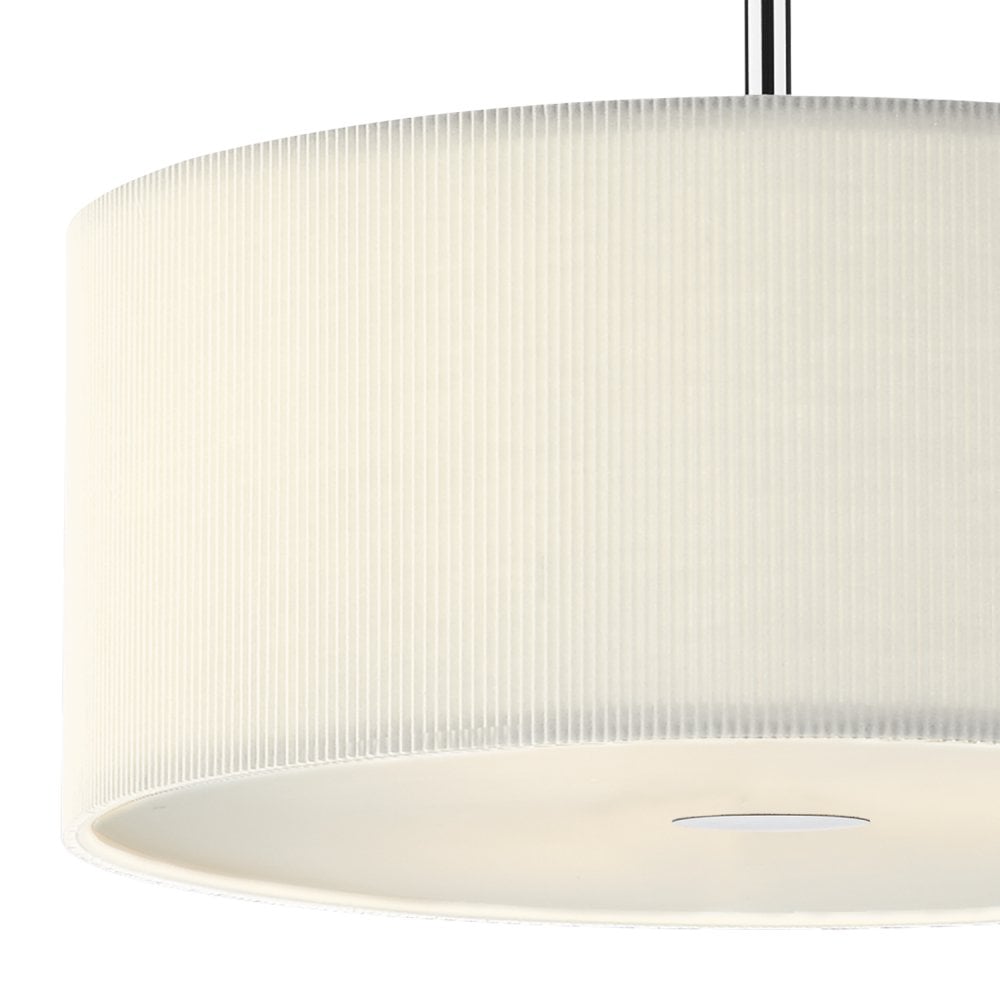 Zaragoza 3 Light Pendant Cream 600MM