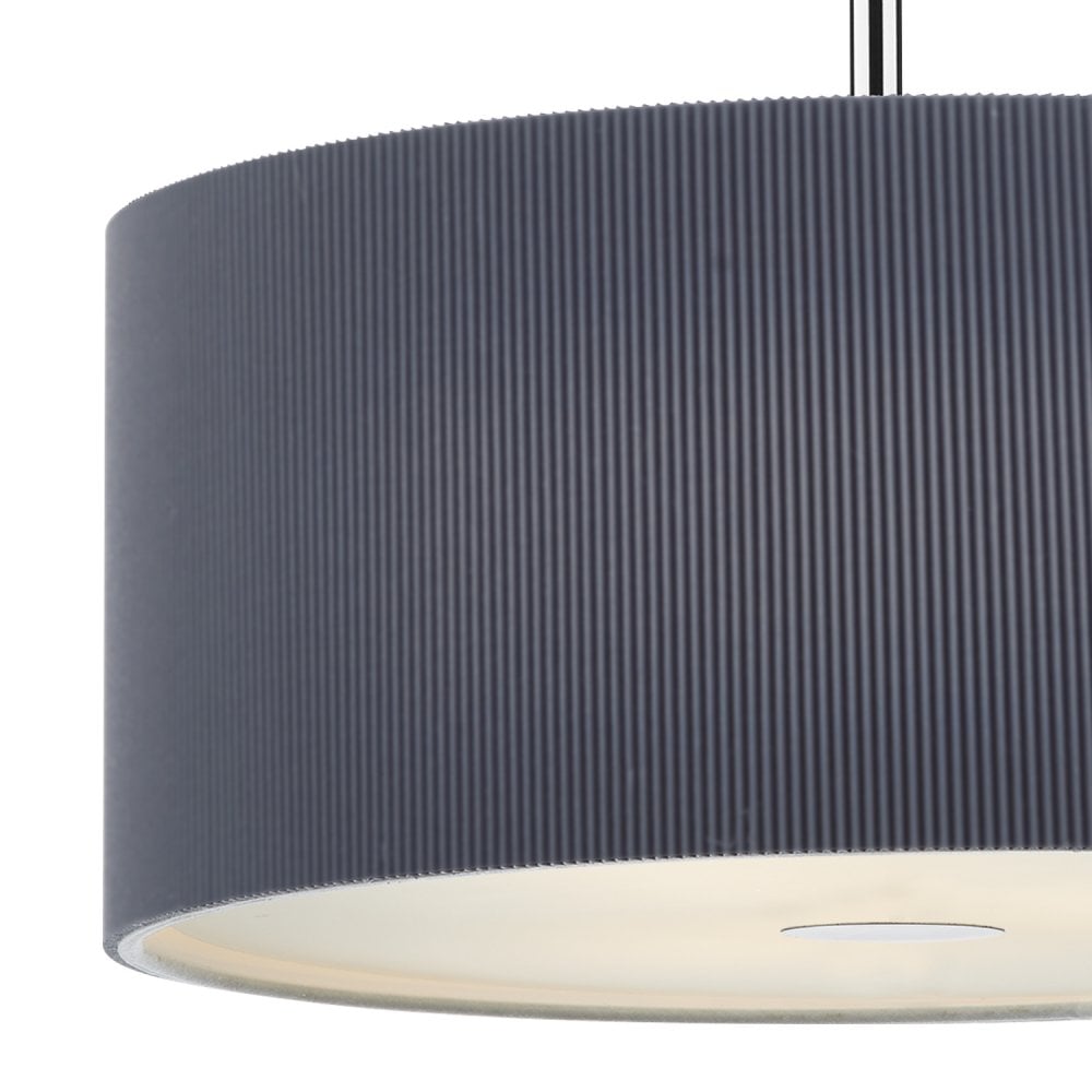 Zaragoza 3 Light Pendant 60CM Grey