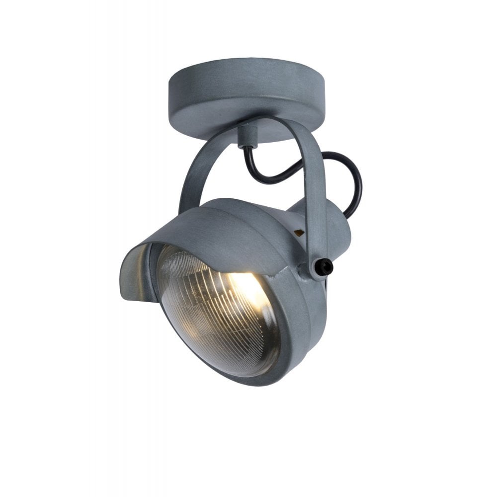 Cicleta Industrial Rectangle Steel Grey Ceiling Spot Light