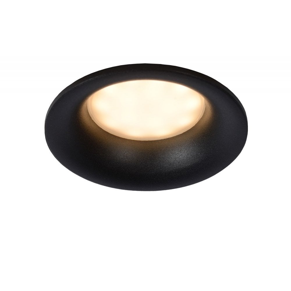 Ziva Modern Round Aluminum Black Recessed Spot Light