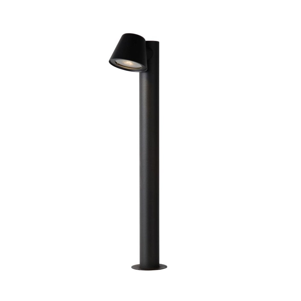 Dingo-LED Modern Round Aluminum Anthracite Bollard Light