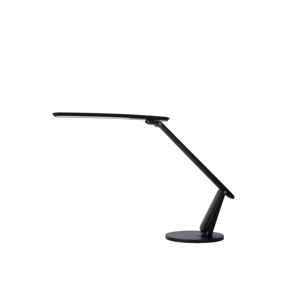 Practico Modern Corner-Shaped Abs Black Desk Lamp