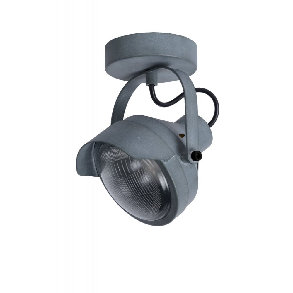 Cicleta Industrial Rectangle Steel Grey Ceiling Spot Light