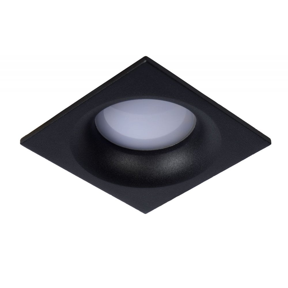 Ziva Modern Square Aluminum Black Recessed Spot Light