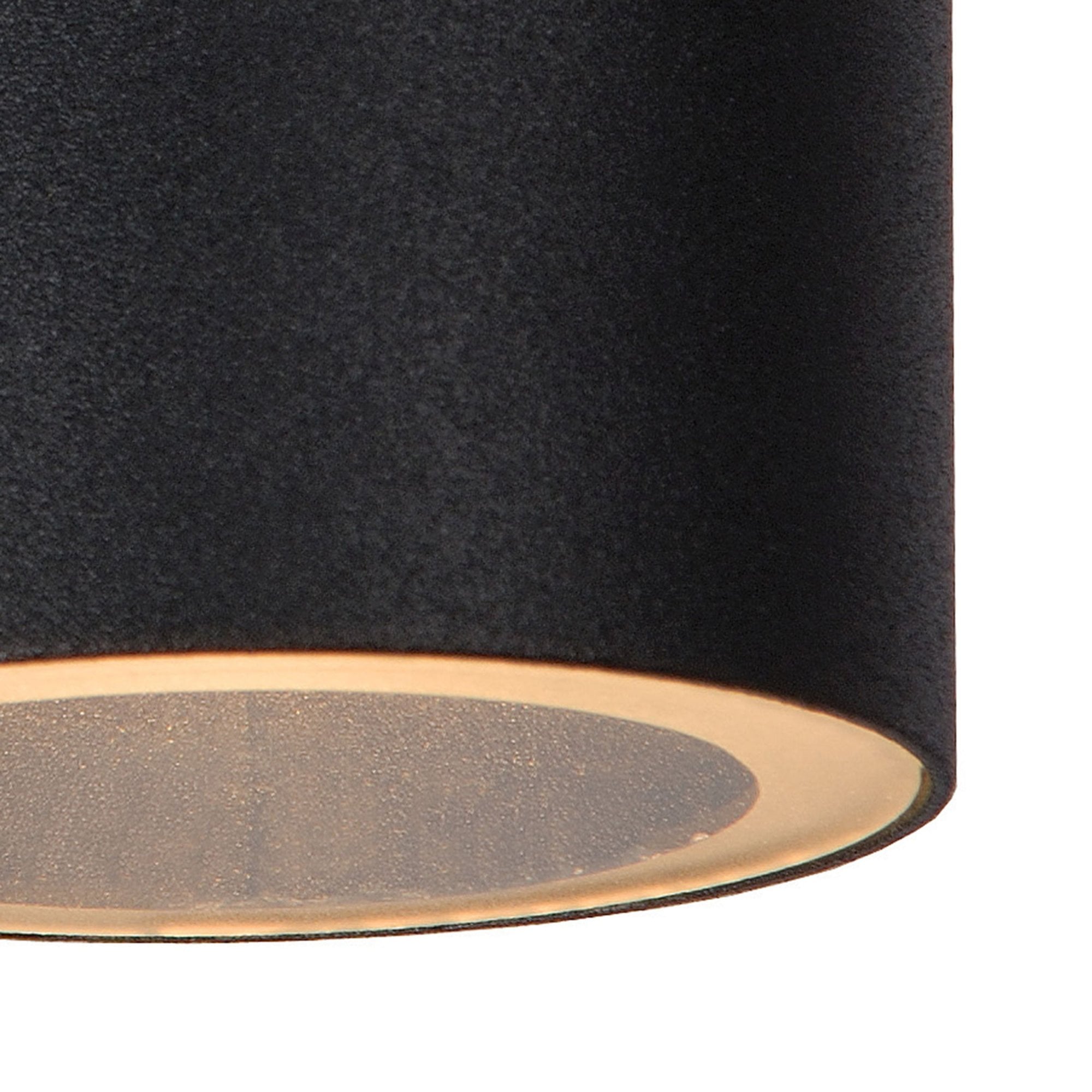 Arne-LED Modern Round Steel Black Wall Spotlight