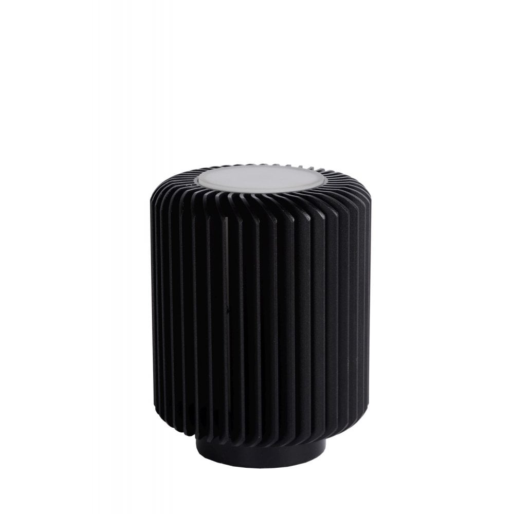 Turbin Modern Cylinder Aluminum Black Table Lamp