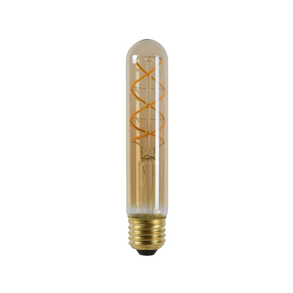 LED Bulb Shape: Cylinder Glass Amber Filament bulb