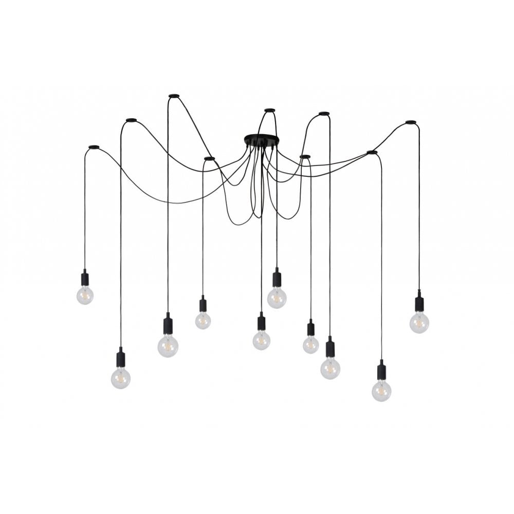 Fix Multiple Modern Silicone Black Pendant Light