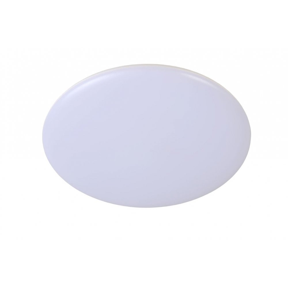 Tosis LED Modern Round Synthetic Material White Flush Ceiling Light