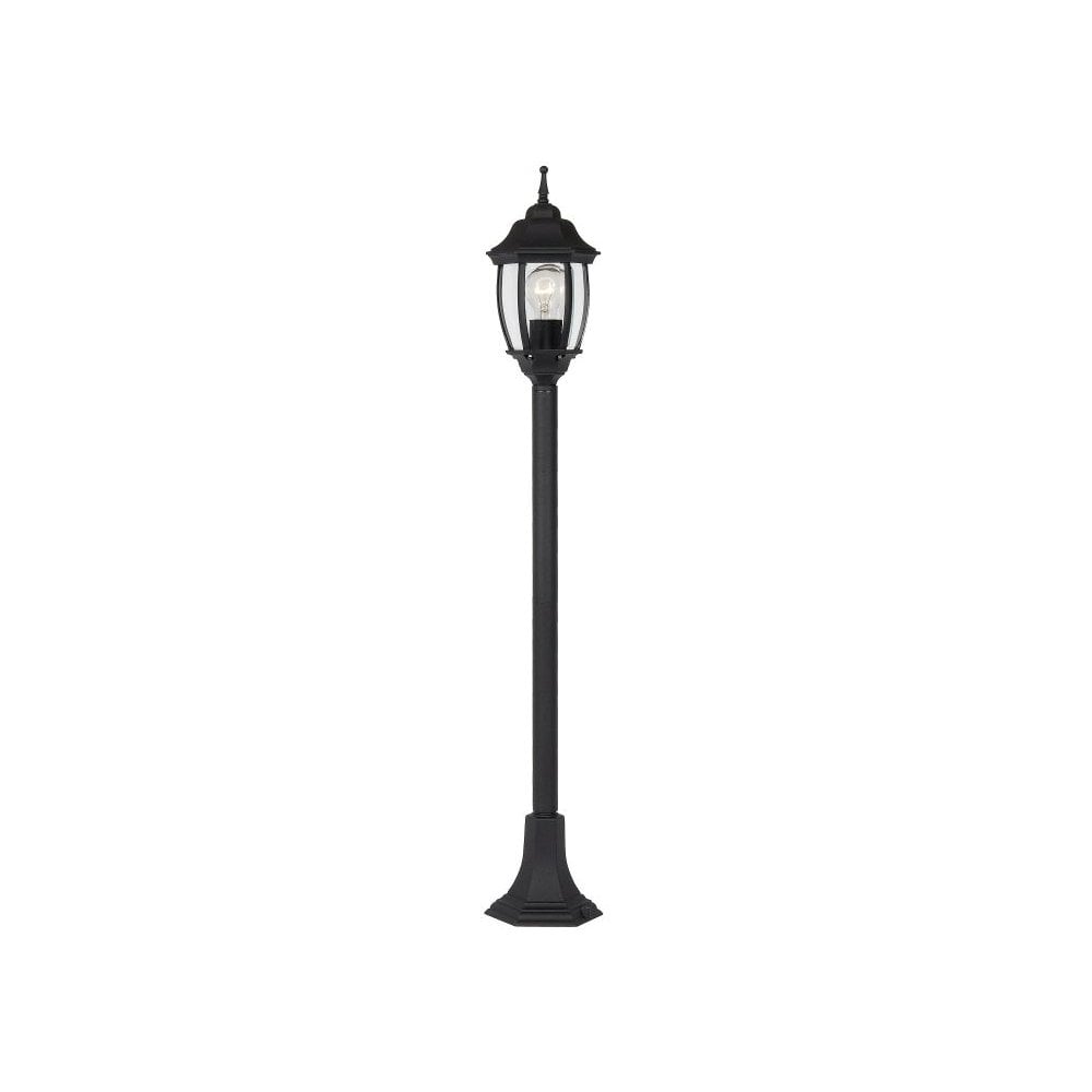 Tireno Classic Hexagon Aluminum Black Lamp Post