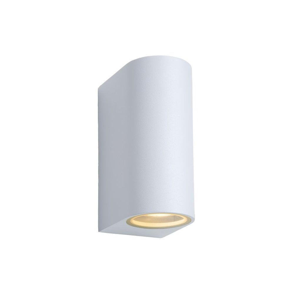 Zora-LED Modern Half-Round Aluminum White Wall Spotlight