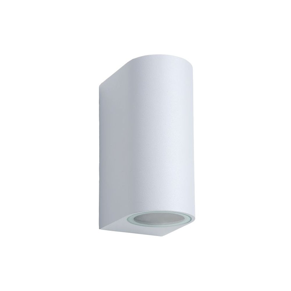 Zora-LED Modern Half-Round Aluminum White Wall Spotlight