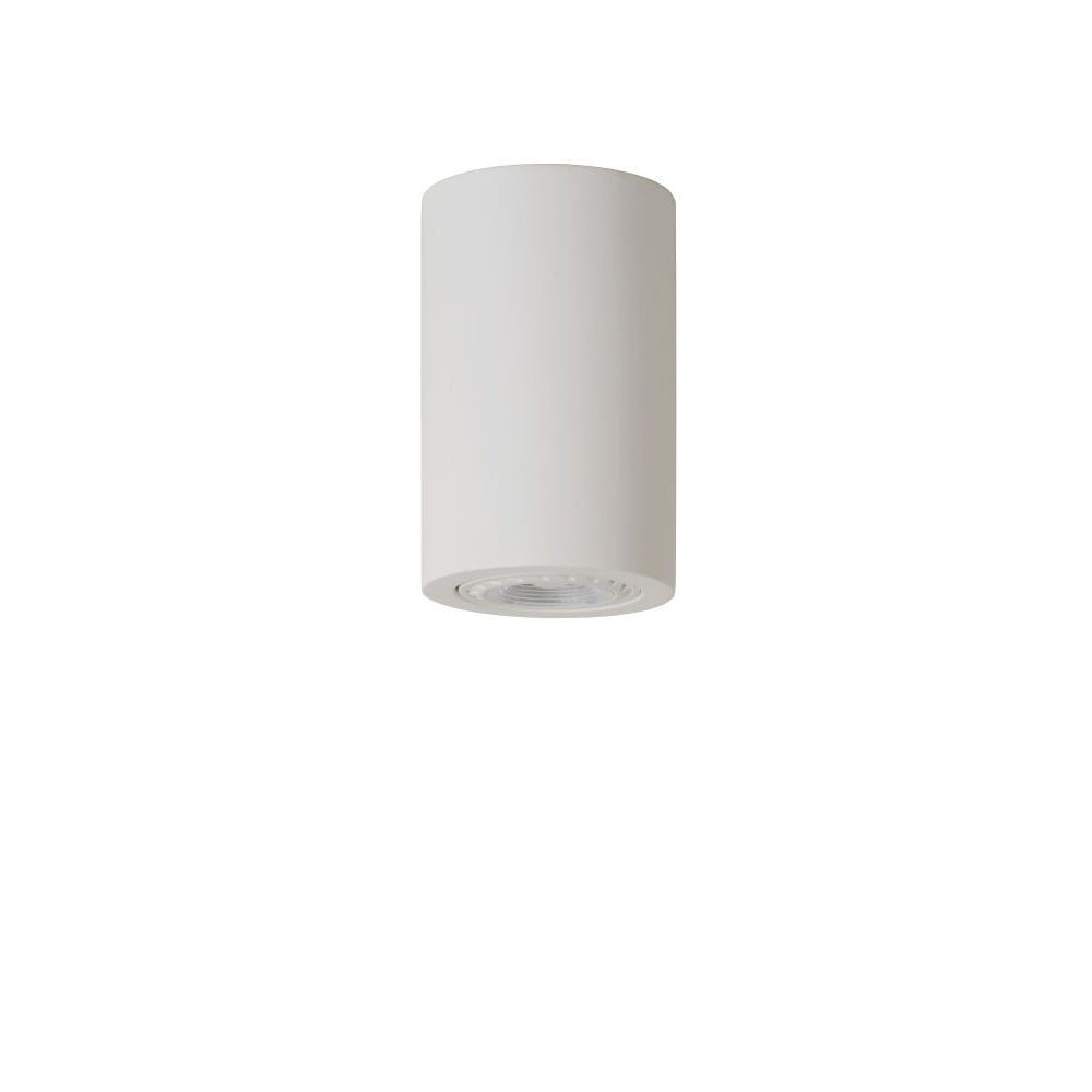 Gipsy Modern Cylinder Plaster White Ceiling Spot Light