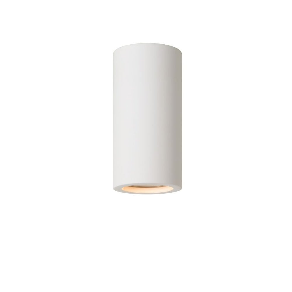 Gipsy Modern Cylinder Plaster White Ceiling Spot Light