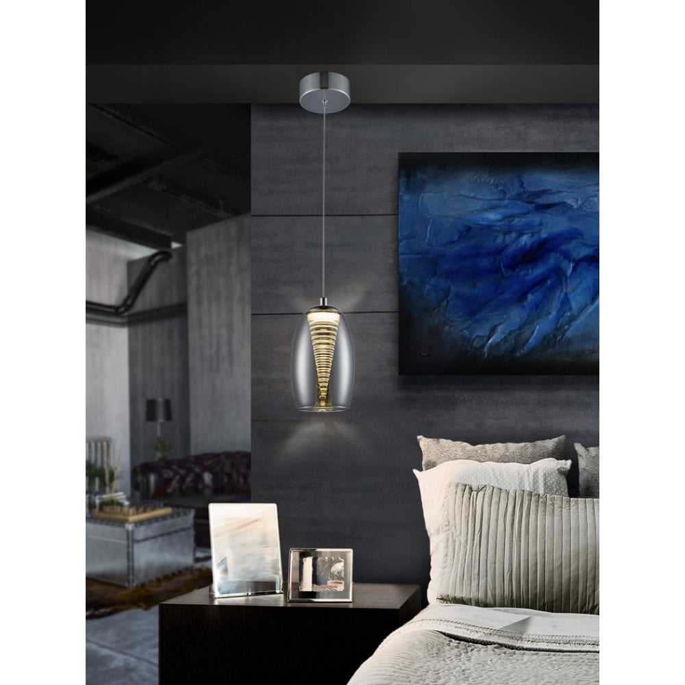 Nebula Lamp 1L, LED, Chrome