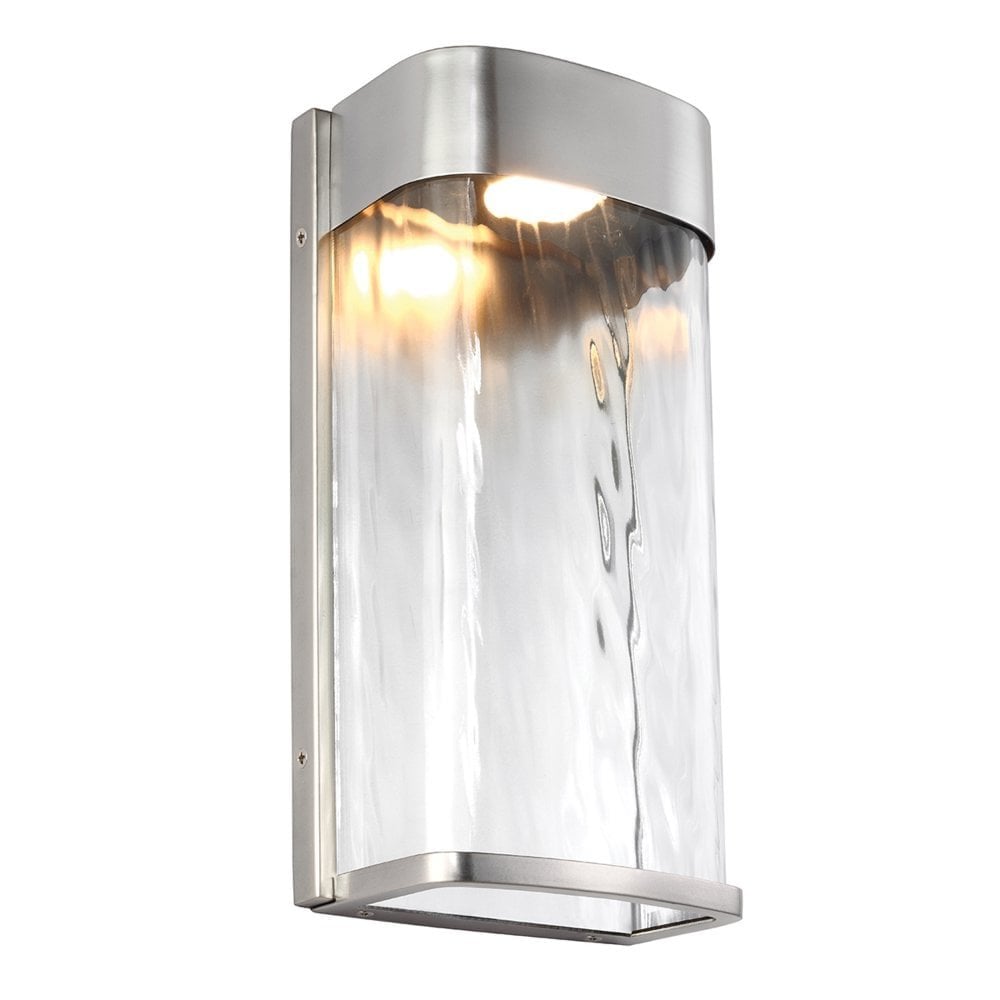 Bennie Large LED Wall Light - Painted Brushed Steel