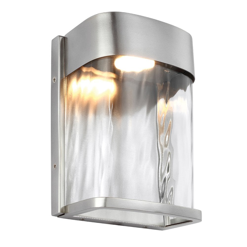 Bennie Small LED Wall Light - Painted Brushed Steel