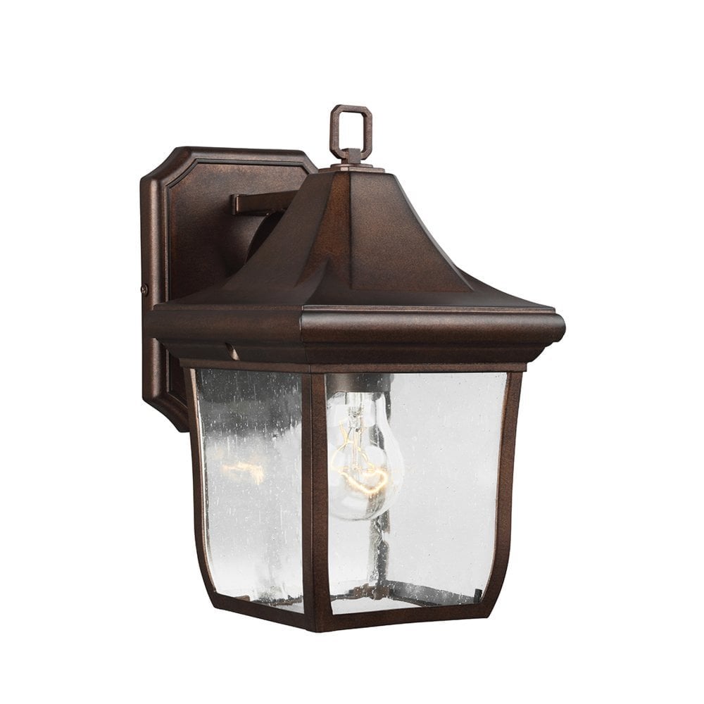 Oakmont Small Wall Lantern - Patina Bronze